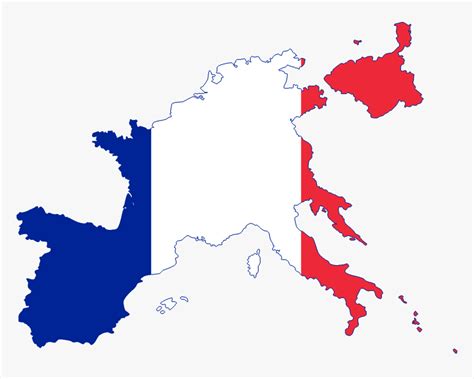napoleonic france flag map